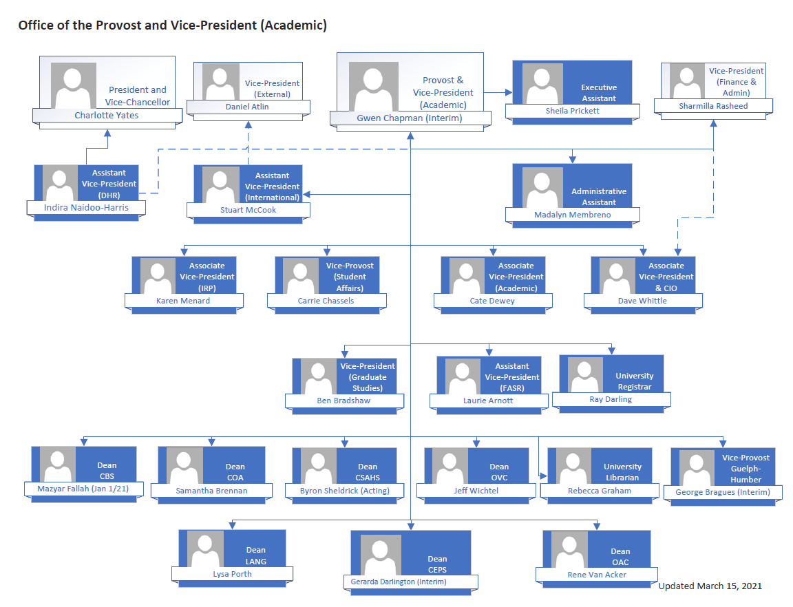 Provost Organizational Chart Provost